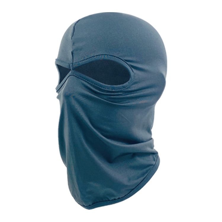 Sports Face Masks Summer Ice Silk Cycling Mask Outdoor Windproof Sunscreen Hat Masked Mask Breathable Quick Drying Double Hole Tactical Head Cover_viptrois.com