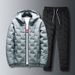 Men’s Winter 3-Piece Hooded Jacket Set – Thickened Thermal Cotton Coat + Vest + Pants | Windproof Casual Suit (M-5XL)_viptrois.com