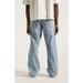 Men's Retro Washed Straight Leg Loose Fit Casual Pants Light Color Trendy Distressed Versatile Style Long Trousers_viptrois.com