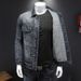 Men's Clothes High Quality Denim Jacket Man Retro Simple Heavy Denim Jacket Man_viptrois.com