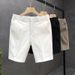 Men's Slim Fit Casual Shorts - Lightweight Breathable Summer Chino Shorts With Straight Leg, Comfortable Stretch Fabric, Multiple Colors & Sizes_viptrois.com