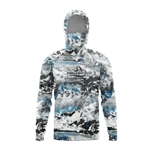 Men's Clothing Summer Sun Protection Fishing Clothes For Men And Women Upf+50 Milk Silk Lightweight Breathable Fishing Hooded Long Sleeve Lure Clothes_viptrois.com