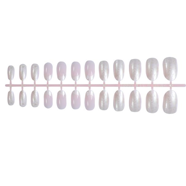 Wear Almond Nails Pink Pure Desire Simple Nail Art Nail Tips High End Autumn And Winter Ins Style Nail Tips_viptrois.com