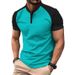 Men's Clothing Summer Fast Sale T Shirt Men's Button Henley Collar Sports Polo Shirt_viptrois.com