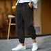 Men's Linen Striped Casual Pants - Loose Fit, Breathable & Stylish For Everyday Wear_viptrois.com
