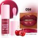 20 Colors Of Fruit Lip Gloss Moisturizing Temperature Changing Pearlescent Large Brush Head Liquid Lip Long Lasting Lip Glaze_viptrois.com