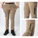 Unisex Clothing Breathable Casual New Outdoor Quick Drying Pants Waterproof Quick Drying Pants Two Piece Detachable Elastic Couple Quick Drying Pants_viptrois.com