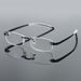 Unisex Frameless Reading Glasses 125 Degrees 175 Degrees Men's And Women's Fashion Plastic Frameless Cutting Edge Glasses_viptrois.com
