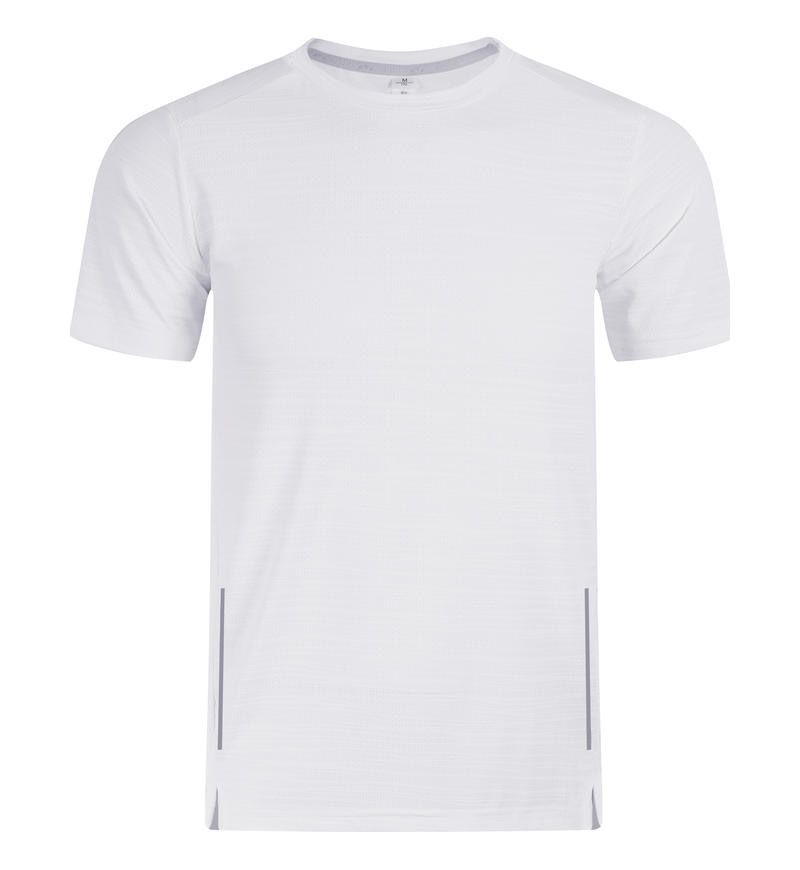 Men's Clothing Sports Polo Shirt Short-Sleeved Quick-Drying Clothing Breathable Round Neck T-Shirt Fitness Running Training Clothing _viptrois.com