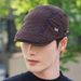 Sun Hat For Men, Artist Hat, Baseball Casual Forward Cap, Embroidered Beret_viptrois.com