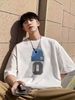 Teenage Men's Handsome Student Trend Set, And Junior High School Students Pure Cotton Short T-shirt, Summer Clothes Half_viptrois.com