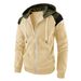 Loom Cross-Border New European And American Color Block Fashion Sweatshirt Men's Casual Sports Hoodie_viptrois.com