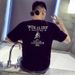 Simple And Versatile Short-sleeved T-shirt Men's Summer Korean Version Trendy Embroidery Trendy Brand Half-sleeved Top Couple Ins T-shirt Top_viptrois.com