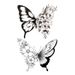 Q 081-120 Small Fresh Waterproof Tattoo Sticker Set Any Combination_viptrois.com