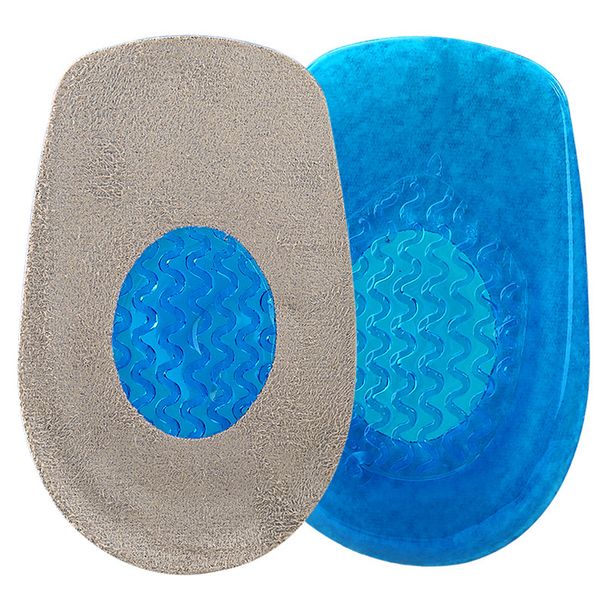 SEBS Fabric Sports Heel Cushion - Breathable, Shock-Absorbing & Non-Slip Insoles For Men & Women (Blue, S/L Sizes)_viptrois.com