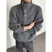 High Neck Sweater For Men, Warm And Loose Knit Sweater, Casual Pullover Sweater_viptrois.com