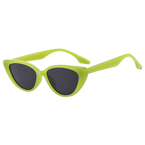 Triangular Cat Eye Sunglasses Small Sweet Face Small Men And Women Matching Sunglasses Color_viptrois.com