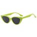 Triangular Cat Eye Sunglasses Small Sweet Face Small Men And Women Matching Sunglasses Color_viptrois.com