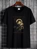Batushka Litourgiya Батюшка Литоургиiа Duble Sided Metal T Shirt Men's Size M Graphic Summer Homme Stylish Unisex Stretched Casual Soft Streetwear_viptrois.com