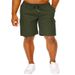 Men's Cargo Shorts With Drawstring Waist - Classic Utility Design Multiple Pockets Casual Comfortable Shorts_viptrois.com