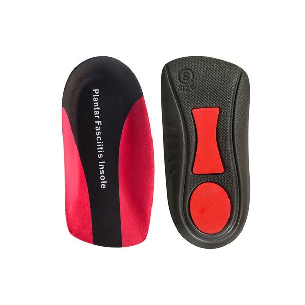 Thickened arch pad sports shoe insole men's shock absorption high elasticity comfortable high arch foot flat foot heel fascia non medical correction_viptrois.com