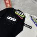 Holiday Colorful Pure Cotton Fashion Short Sleeve Light Luxury Couple Unisex Dopamine Sweatshirt_viptrois.com