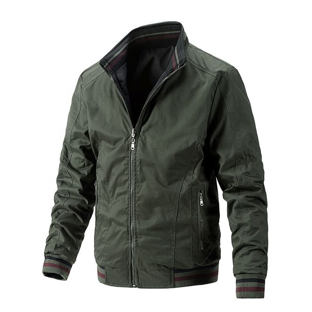Nordmann Cross-Border Plus Size Washed Cotton New Reversible Spring Autumn Jacket Business Foreign Trade Men's Clothing_viptrois.com