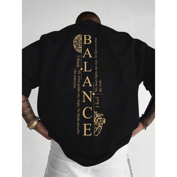 Men's Fashionable Printed Loose Short Sleeve T-Shirt, European Size_viptrois.com