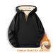 Fleece Thickened Men's Long Sleeve Sweater Men's And Women's Sweater Hoodie Half Zipper Heavy Sweater Jacket Warm Top Men's_viptrois.com