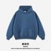 Men's 350G Fleece Hoodless Rope Hooded Sweater_viptrois.com