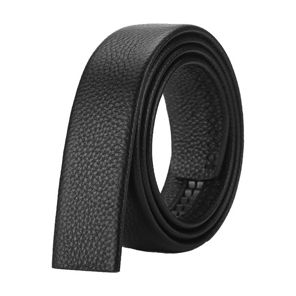 Genuine Men's Belt Men's Soft Leather Automatic Buckle Student Belt Middle Aged And Young Casual Business Belt Trendy All Match_viptrois.com
