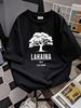 Maui Hawaii Strong Maui Wildfire Lahaina Survivor Premium T-Shirt Graphic Top For Everyday Wear Versatile Soft Breathable Stretched Slightly_viptrois.com