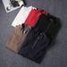 Men's Clothing Men's Oversized Solid Knit Sweater - Business Casual Pullover For Suit Layering_viptrois.com
