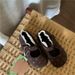 Mother & Kids Girls Leather Shoes New Children's Shoes Retro Polka Dot Baby Lace Velvet Single Shoes Soft Bottom Trend_viptrois.com