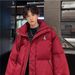 Gypsy Red Down Cotton Clothes Men's Winter Thickened Warm Bread Clothes American High Street Design Sense Ruffian Handsome Jacket_viptrois.com