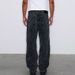 Men's Clothing Cleanfit Retro Snowflake Washed Jeans For Men Heavy Duty Distressed Ripple Pleated Vibe Straight Pants_viptrois.com