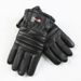 Warm gloves men's fleece thickened PU leather gloves fashion classic open smile gloves outdoor riding windproof and coldproof_viptrois.com