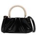 Soft Cloud Shoulder Bag For Women - Minimalist Crossbody Purse With Wrinkle Design, Lightweight PU Handbag For Daily Use (Green, Blue, Black, Beige)_viptrois.com