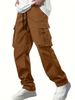 Men's Clothing Multi Pocket Casual Trousers_viptrois.com