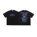 Washed And Dyed Text Slogan Printed Short Sleeve Men's Summer Loose Fit Pure Cotton Round Neck T-Shirt_viptrois.com