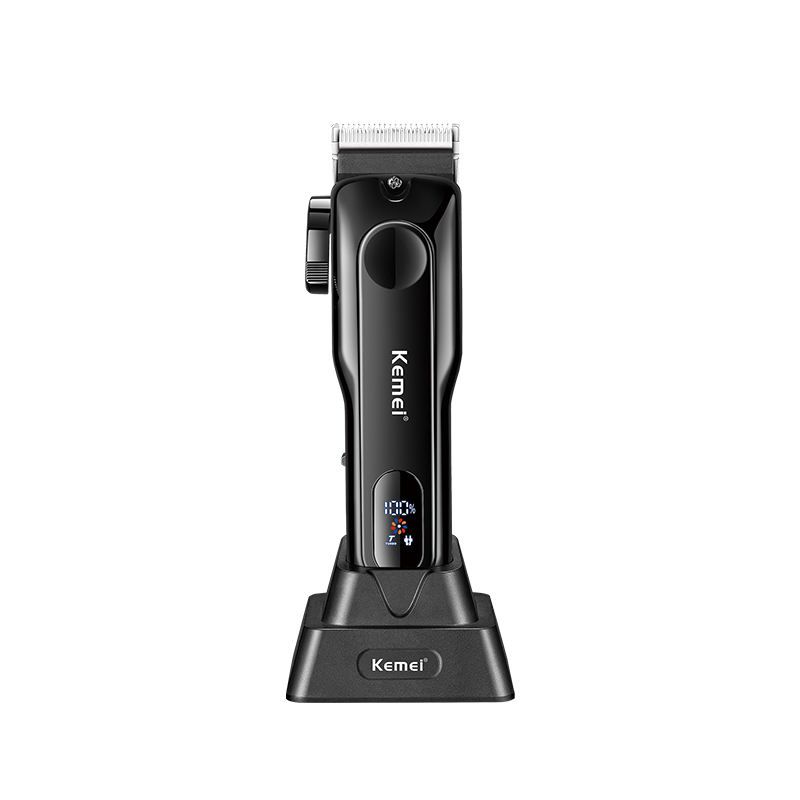 Kemei Km-5082 Adjustable Professional Electric Clipper Usb Charging Base Digital Display Trimmer Rechargeable Hair Cu_viptrois.com