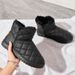 New snow boots for women plus velvet thick soled cotton shoes for women with warm boots_viptrois.com