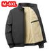 Medium Fleece Thickened Jacket Plus Size Stand-up Collar Jacket Casual Men's Wear_viptrois.com