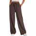 Men's Clothing Sweatpants Casual Wide Leg Sports Pants Elastic Drawstring Loose Trousers_viptrois.com