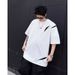 New Summer Design T-shirt For Men, Niche American Short Sleeved Trendy Brand, Five Quarter Sleeve Round Neck Pure Cotton_viptrois.com