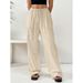 Women's Flowy Wide-Leg Pants – Summer Casual Polyester Palazzo Trousers (S-3XL, 11 Colors)_viptrois.com