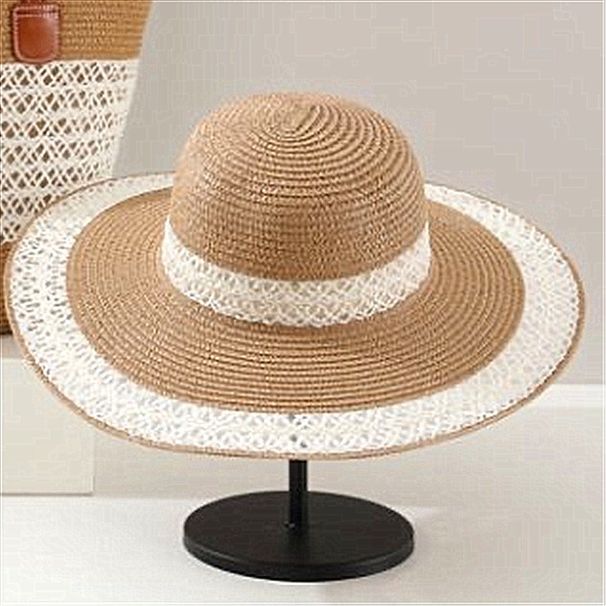 Women's Tote Bags Straw Woven Bag, Travel Tote Bag, Large Brim Hat, Face-showing Small Straw Hat, Sun Hat_viptrois.com