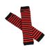 Unisex Casual all-purpose Christmas Fingertip gloves Solid color jacquard adult striped gloves_viptrois.com