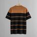 Men's Clothing Knitted Sweater Short Sleeved T Shirt Fashionable Spring And Summer Striped Trend Casual Round Neck Slim Men's Versatile Tops_viptrois.com