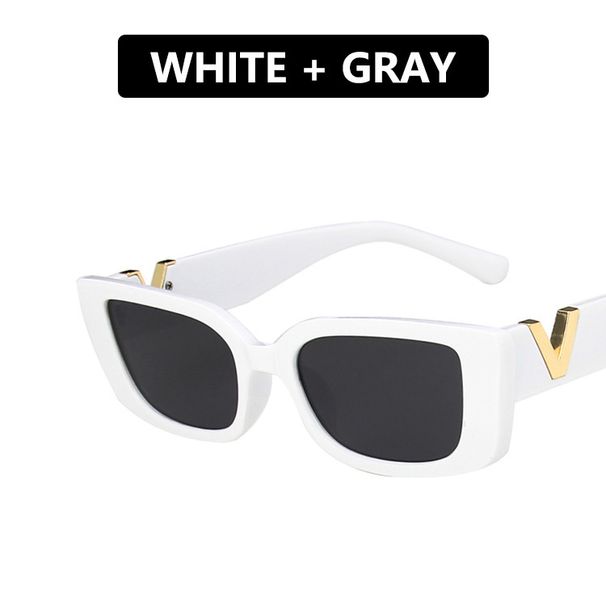 Sunglasses V Small Frame Square Fashion Trend Women's Sunglasses Retro Street Walker_viptrois.com